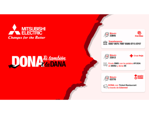 Mitsubishi Electric organiza una campaña de donaciones para ayudar a los afectados por la DANA